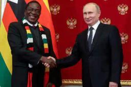 ZANU PF Says Russian President Putin Congratulated Mnangagwa On Election Victory