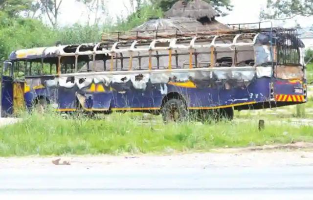 ZANU PF Youth Leaders Sentenced To 5 Years In Prison Each For Burning A ZUPCO Bus During Nationwide Protests