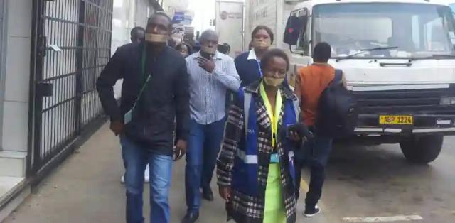 Zim Jounalists protest against police brutality and arrest of journalists