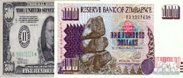 Zimbabwe Dollar Marginally Gains Against The US$ Following RBZ Lift Of Ban On Forex