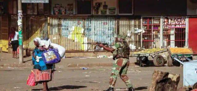 ZNA Denies Assaulting Civilians In Kadoma & Kwekwe, Says The Reports Were Made By Citizens Who Are "Despondent, Dejected And Disaffected With The Government"