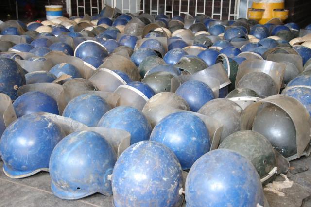ZRP Claim One Of The Helmets Discovered Near MT House Belonged To A Police Officer Who Was Stoned To Death In 2016